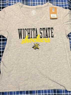 Rivalry Threads Wichita State Shockers Gray & Yellow Short Sleeve Tee